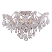 Maria Theresa 5 Light 19" Semi Flush Mount in Polished Chrome