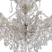 Maria Theresa 6 Light 29" Semi Flush Mount in Gold