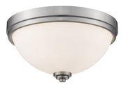 Ashton 2 Light 13" Flush Mount in Brushed Nickel