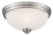 Ashton 3 Light 15" Flush Mount in Brushed Nickel