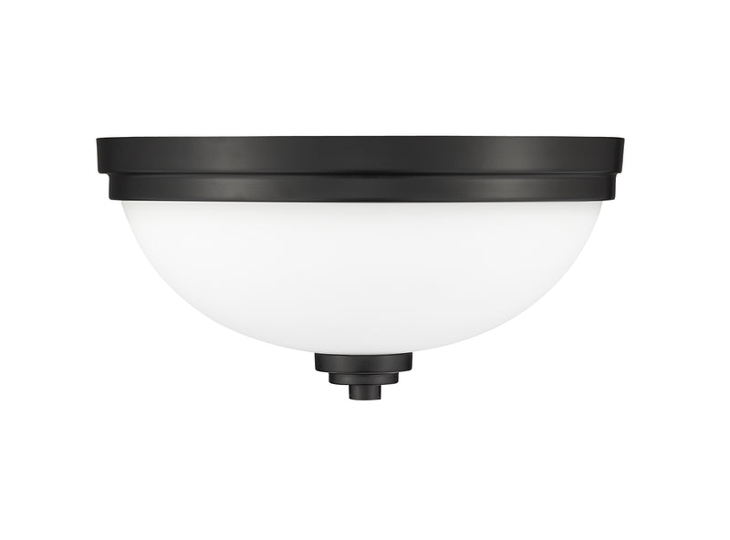 Ashton 3 Light 15" Flush Mount in Matte Black