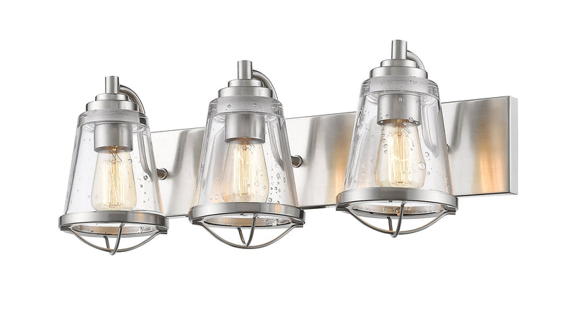 Mariner 3 Light 24" Vanity in Brushed Nickel