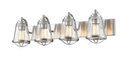 Mariner 4 Light 32" Vanity in Brushed Nickel