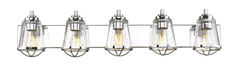 Mariner 5 Light 40" Vanity in Chrome