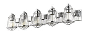 Mariner 5 Light 40" Vanity in Chrome