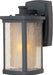 Bungalow One Light Outdoor Wall Lantern in Bronze