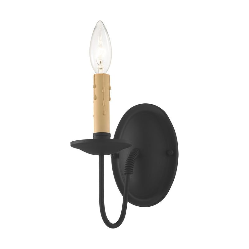 Heritage Wall Sconce in Black