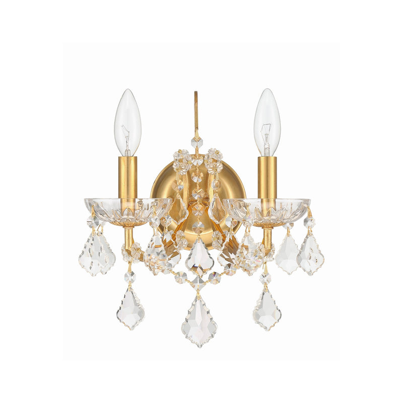 Filmore 2 Light 10.5" Sconce in Antique Gold