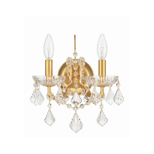 Filmore 2 Light 10.5" Sconce in Antique Gold