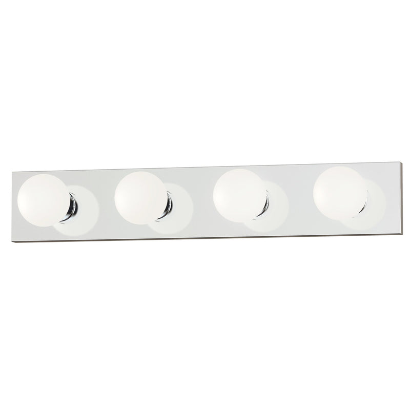 Essentials 4 Light Bath Vanity in Polished Chrome