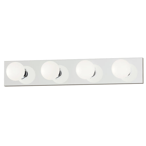 Essentials 4 Light Bath Vanity in Polished Chrome