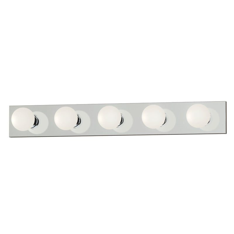 Essentials 5 Light Bath Vanity in Polished Chrome