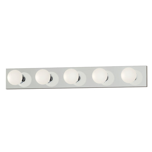 Essentials 5 Light Bath Vanity in Polished Chrome
