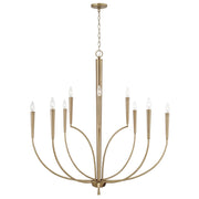 Holden 10-Light Chandelier in Aged Brass