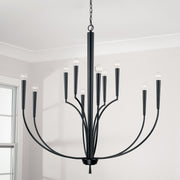 Holden 10-Light Chandelier in Matte Black