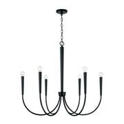 Holden 6-Light Chandelier in Matte Black