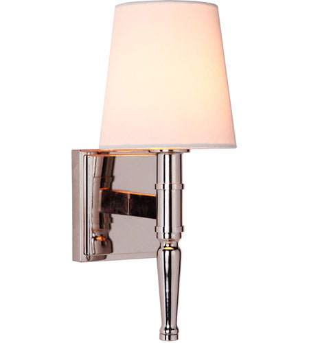 Ella 1 Light 6.25" Wall Sconce in Polished Nickel