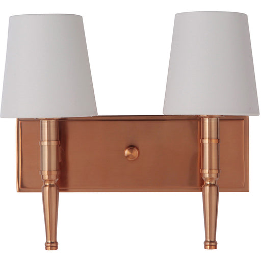 Ella 2 Light 13.5" Wall Sconce in Satin Brass