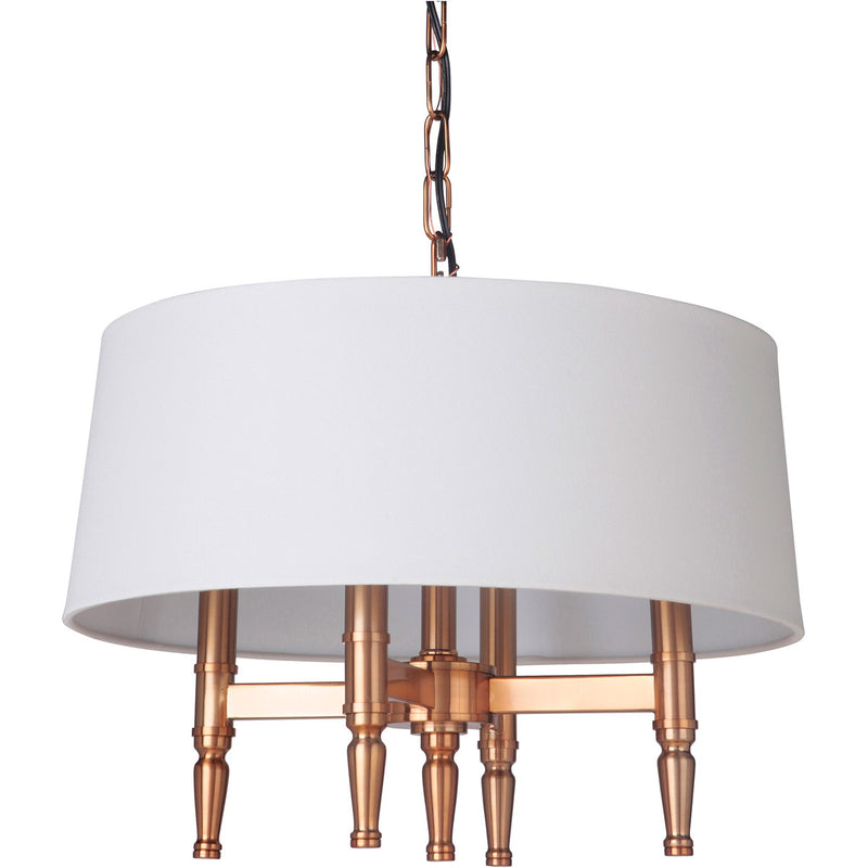 Ella 4 Light 18" Chandelier in Satin Brass