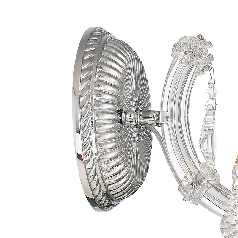 Maria Theresa 1 Light 6" Sconce in Polished Chrome
