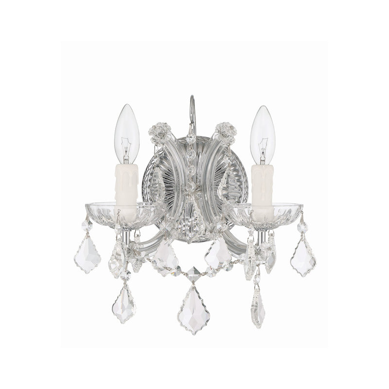 Maria Theresa 2 Light 10.5" Sconce in Polished Chrome