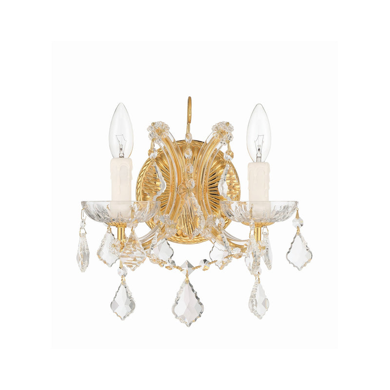 Maria Theresa 2 Light 10.5" Sconce in Gold