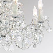 Maria Theresa 12 Light 29" Chandelier in Polished Chrome