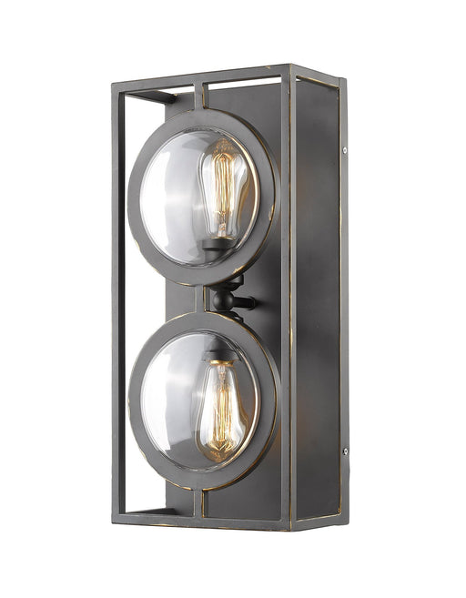 Port 2 Light 9" Wall Sconce in Olde Bronze