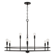 Fuller 9-Light Chandelier in Matte Black
