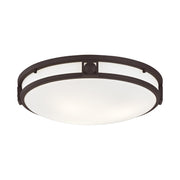 Titania 3-Light Flush Mount in Bronze