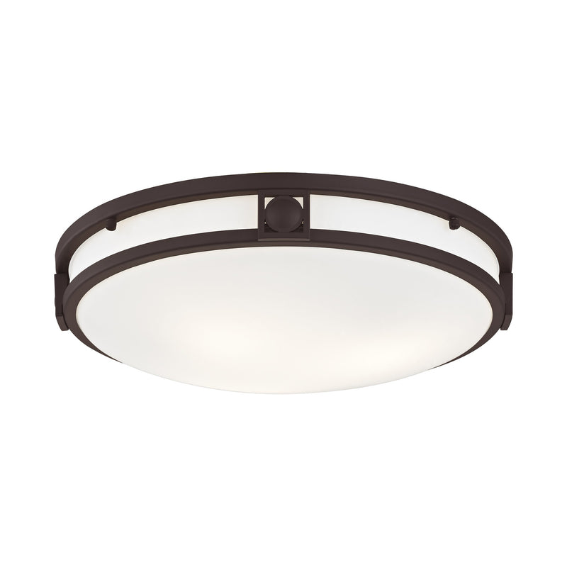 Titania 3-Light Flush Mount in Bronze