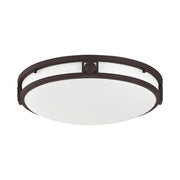 Titania 3-Light Flush Mount in Bronze
