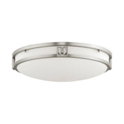Titania 3-Light Flush Mount in Brushed Nickel