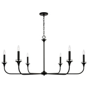 Presley 6-Light Chandelier in Matte Black