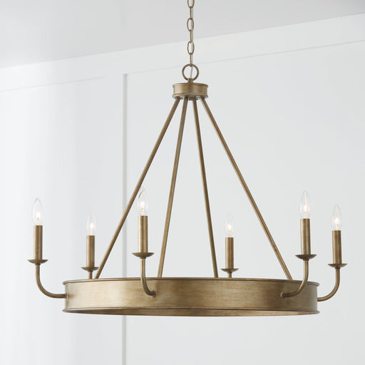 Nole 6-Light Chandelier in Mystic Luster