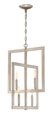 Portrait 4 Light 15.5" Foyer in Gold Twilight