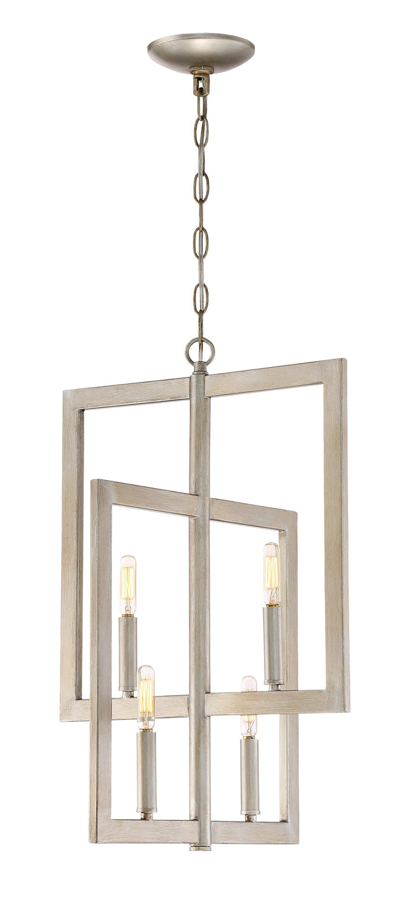 Portrait 4 Light 15.5" Foyer in Gold Twilight