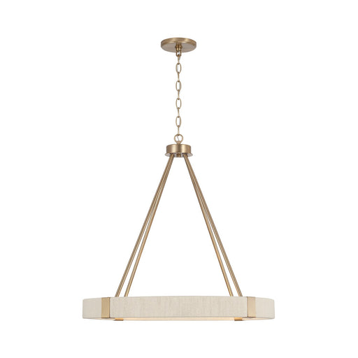 Delaney 4-Light Chandelier in Matte Brass