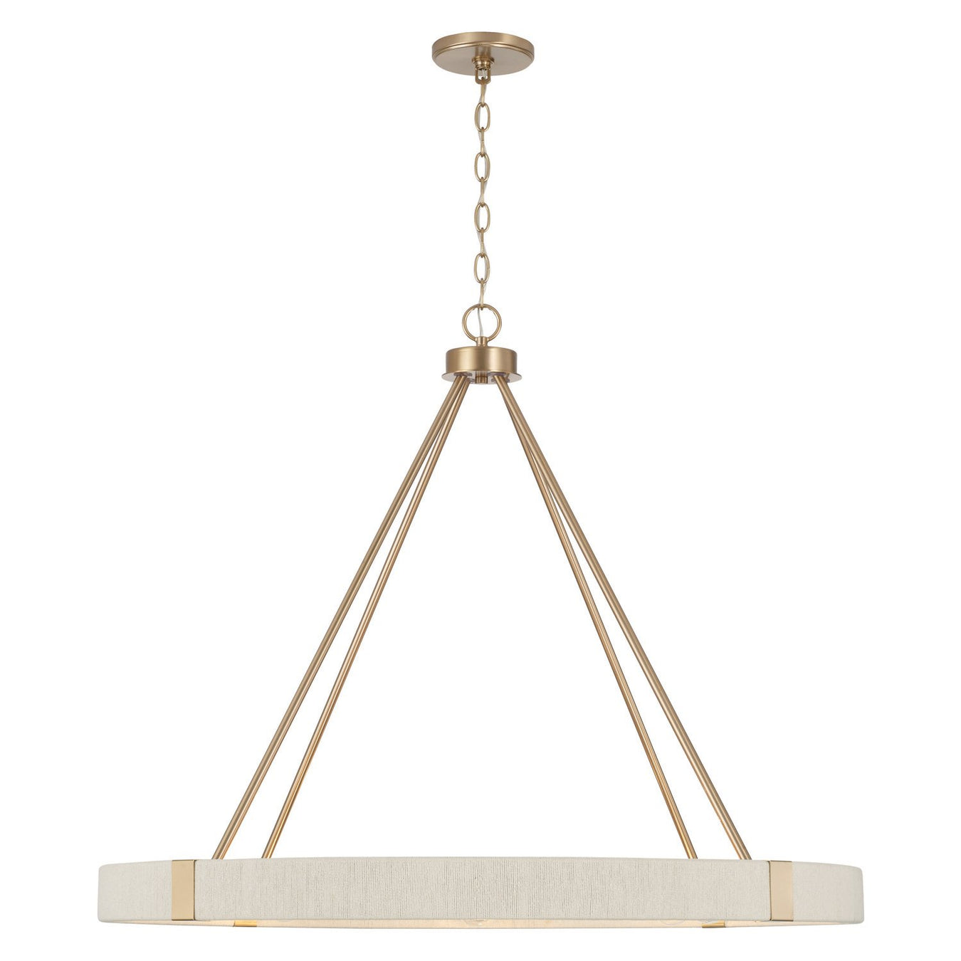 Delaney 8-Light Chandelier in Matte Brass