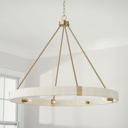 Delaney 8-Light Chandelier in Matte Brass