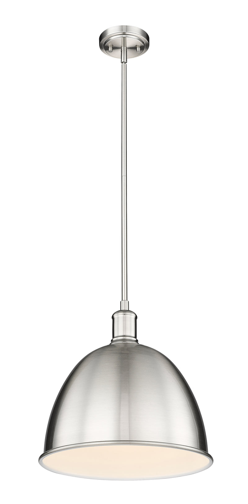 Sawyer 1 Light 12.5" Pendant in Brushed Nickel