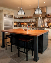 Sawyer 1 Light 12.5" Pendant in Brushed Nickel in a room setting