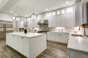 Sawyer 1 Light 12.5" Pendant in Brushed Nickel in a room setting