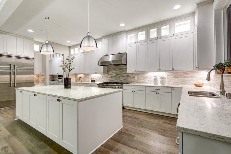 Sawyer 1 Light 12.5" Pendant in Brushed Nickel in a room setting