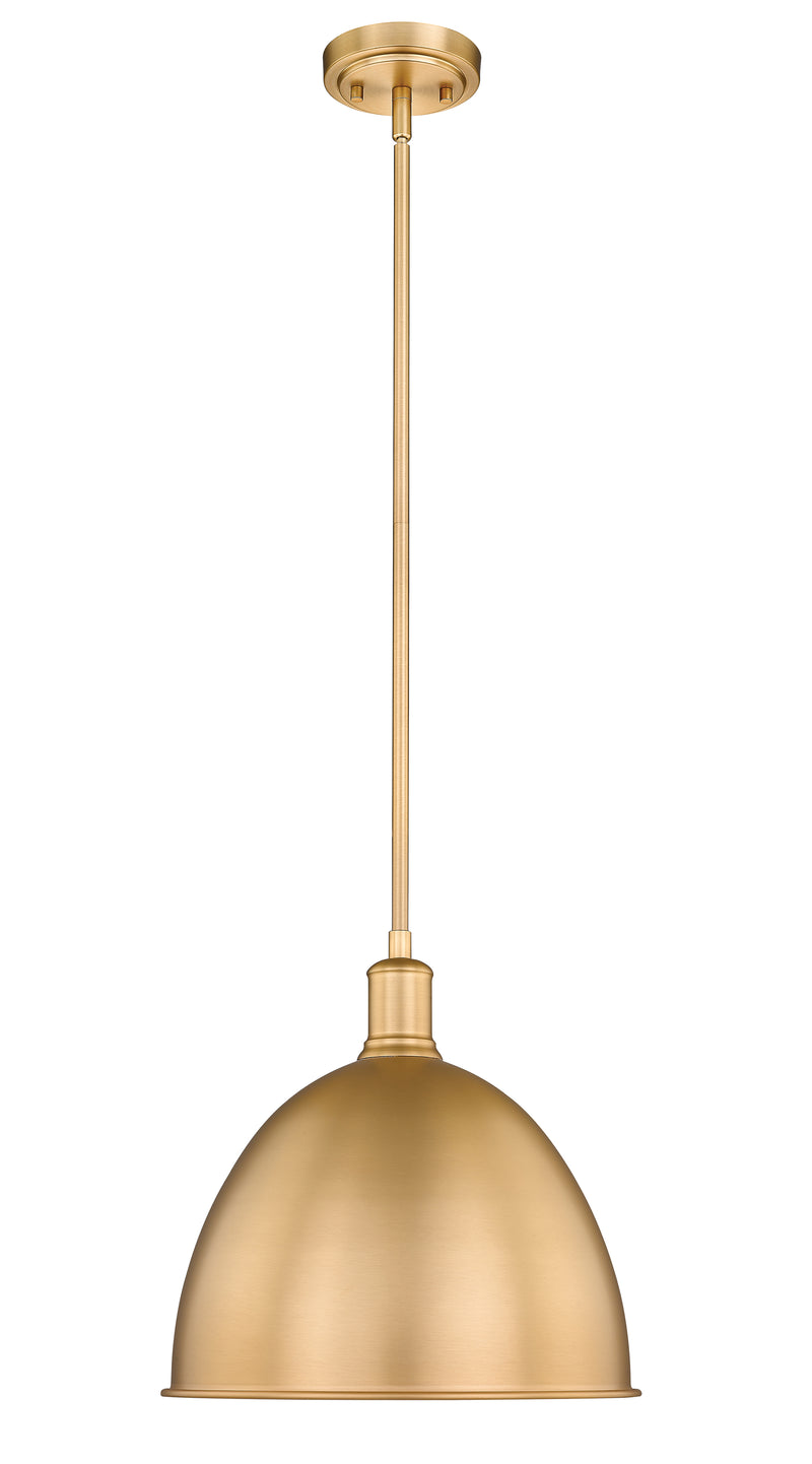 Sawyer 1 Light 12.5" Pendant in Classic Brass
