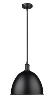 Sawyer 1 Light 12.5" Pendant in Matte Black
