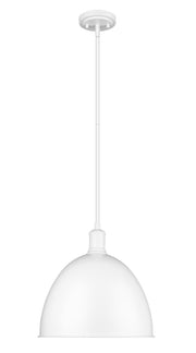 Sawyer 1 Light 12.5" Pendant in Satin White