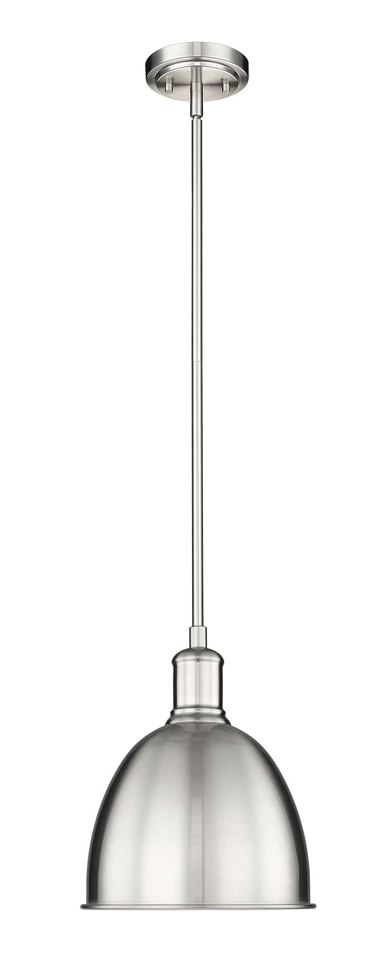 Sawyer 1 Light 8.25" Pendant in Brushed Nickel