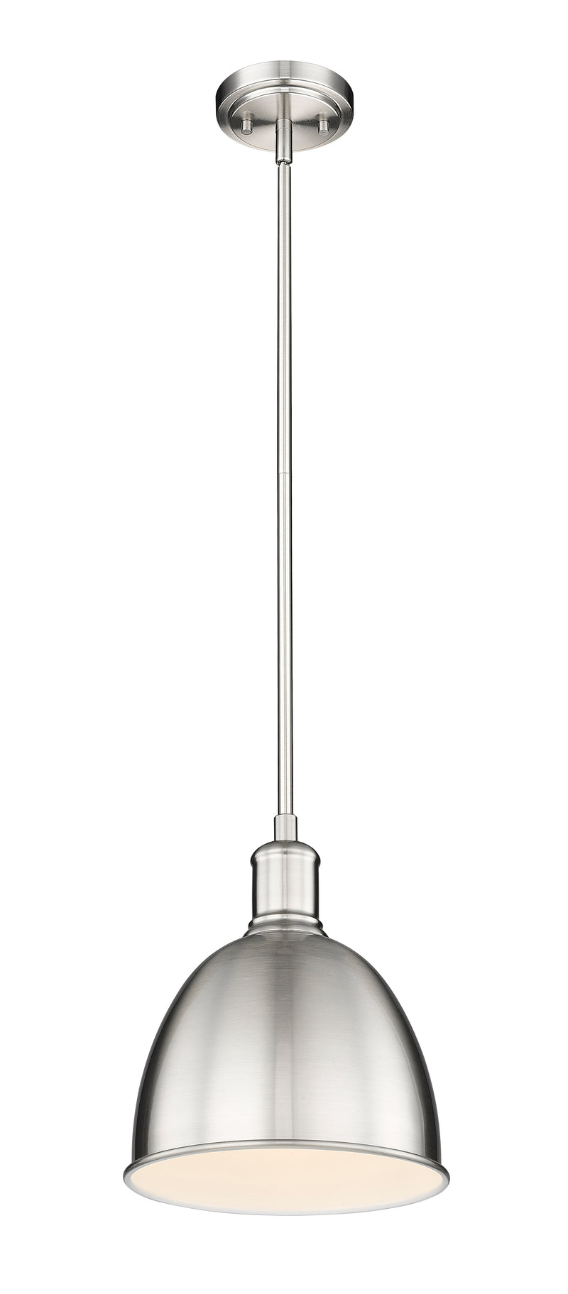 Sawyer 1 Light 8.25" Pendant in Brushed Nickel