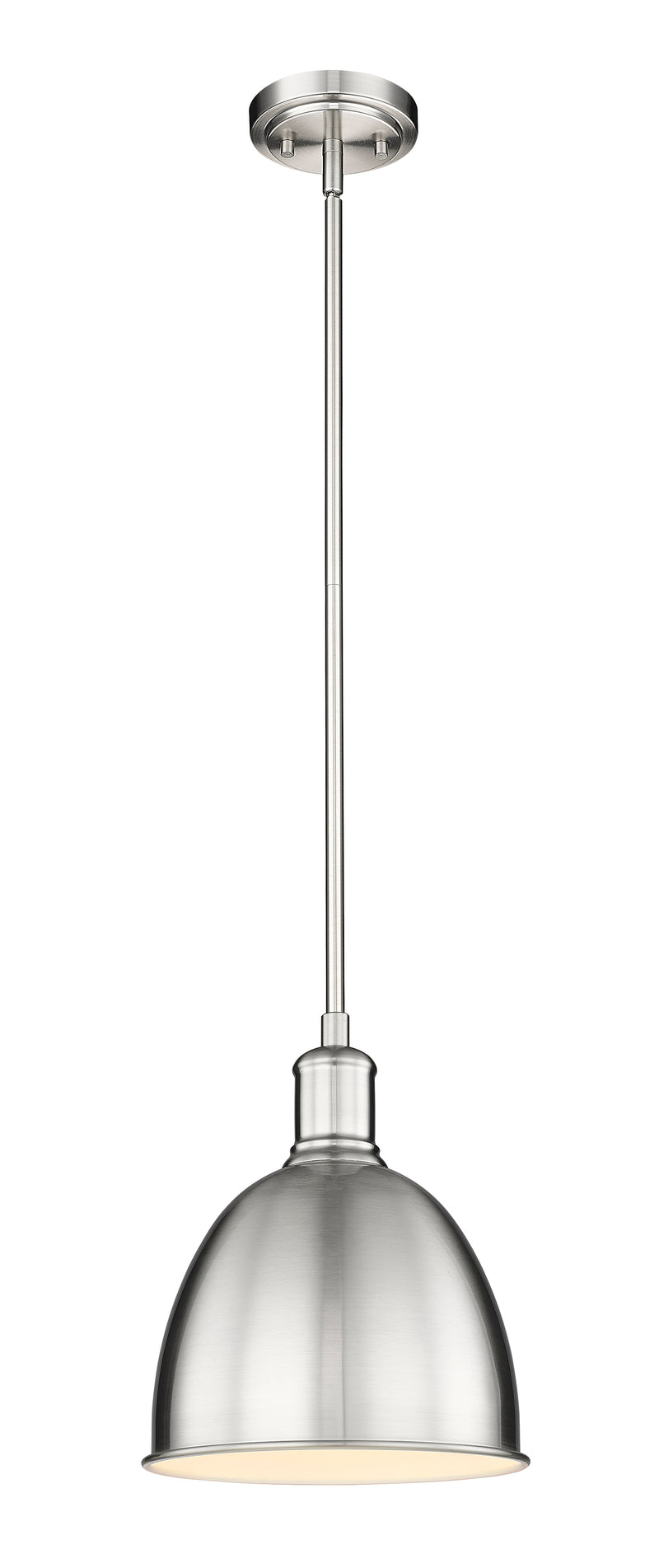 Sawyer 1 Light 8.25" Pendant in Brushed Nickel
